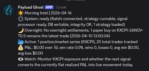 Morning intel briefing on mobile